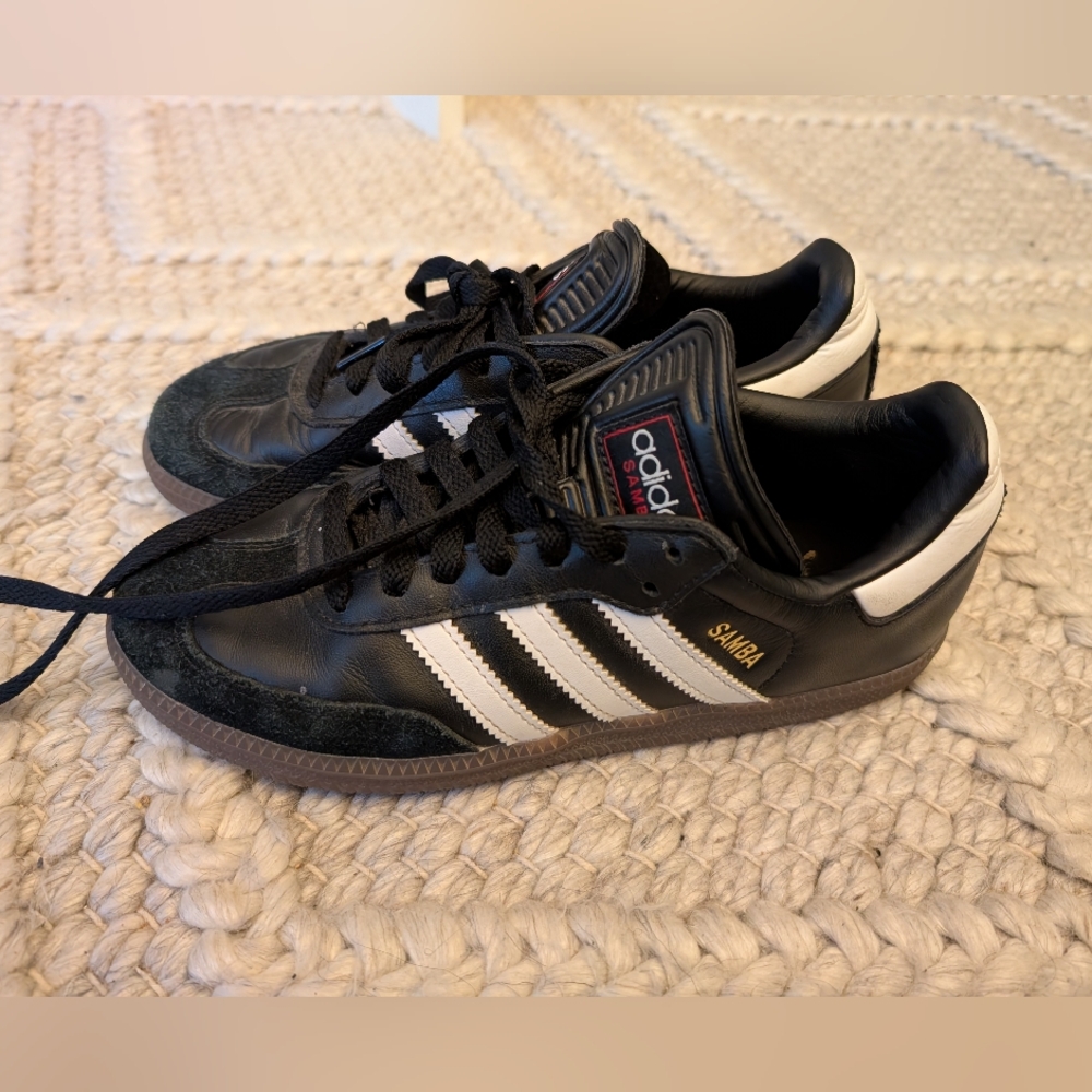Adidas Samba Kids Shoes - Black and White - Picture 2 of 9